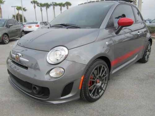 Certified Abarth Hatchback Low Miles Leather Navigation 17" Wheels Sunroof, image 20