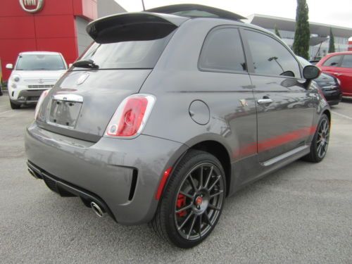 Certified Abarth Hatchback Low Miles Leather Navigation 17" Wheels Sunroof, image 23