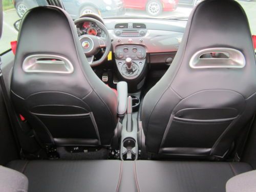 Certified Abarth Hatchback Low Miles Leather Navigation 17" Wheels Sunroof, image 26