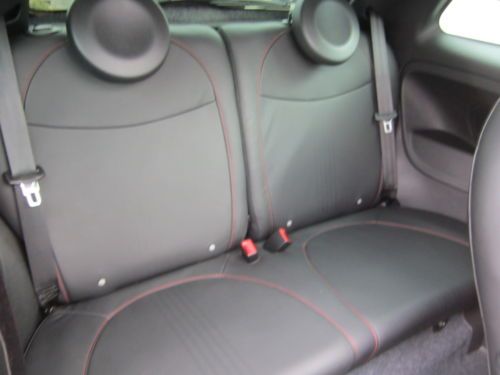 Certified Abarth Hatchback Low Miles Leather Navigation 17" Wheels Sunroof, image 29