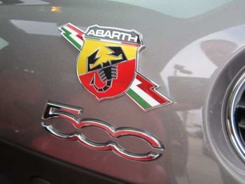 Certified Abarth Hatchback Low Miles Leather Navigation 17" Wheels Sunroof, image 32