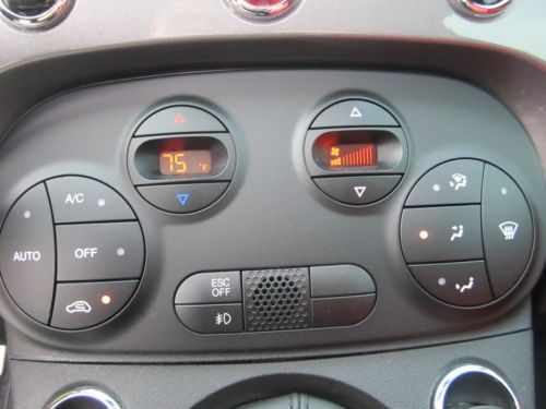 Certified Abarth Hatchback Low Miles Leather Navigation 17" Wheels Sunroof, image 47