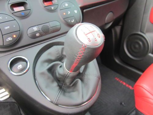 Certified Abarth Hatchback Low Miles Leather Navigation 17" Wheels Sunroof, image 48