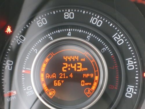 Certified Abarth Hatchback Low Miles Leather Navigation 17" Wheels Sunroof, image 52