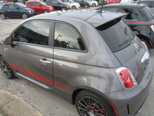 Certified Abarth Hatchback Low Miles Leather Navigation 17" Wheels Sunroof, image 54
