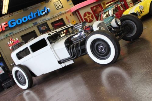 1928 ford model a tudor rat rod, ford 351ci, c4 auto, disk brakes, chopped rod