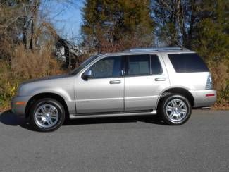 2008 mercury mountaineer premium awd 4wd 4x4 sunroof 3rd row leather sunroof