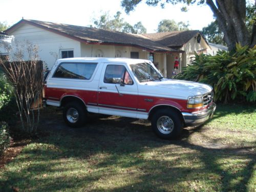 1992 ford bronco xlt sport utility 2-door 5.0l 4x4 longmire