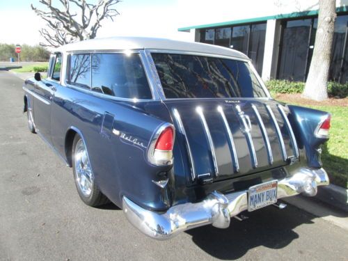 1955 CHEVY NOMAD CUSTOM STREET ROD BODY OFF BUILD SHOW RESTORE CHEVROLET, image 2