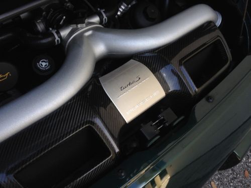 Turbo S Cabriolet - 1 Owner - Clean Carfax - Full Leather - Porsche Racing Green, image 44
