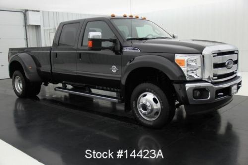 12 lariat 4x4 turbo 6.7l v8 diesel dually crew cab leather trailer brake drw