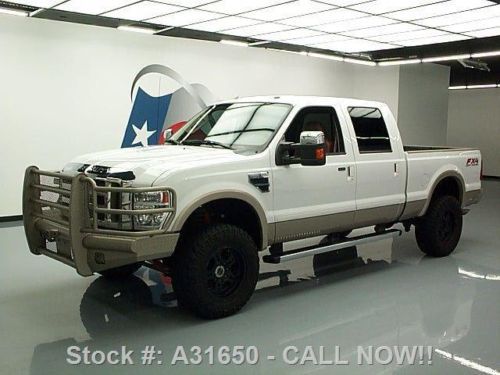 2010 ford f-250 king ranch fx4 v10 4x4 nav rear cam 63k texas direct auto