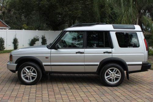 2003 land rover discovery se7-1-owner,fla-kept-dual roofs,jump seats-cleancarfax