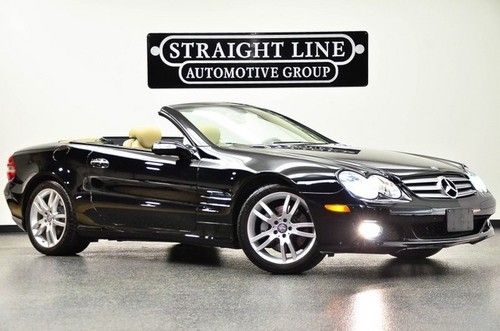 2008 mercedes benz sl550 blk/beige pano and p1 pkg