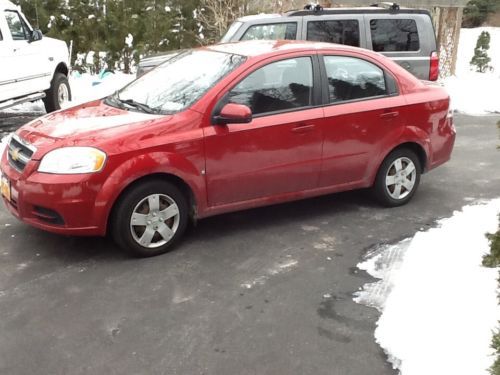 2009 chevrolet aveo lt sedan 4-door 1.6l