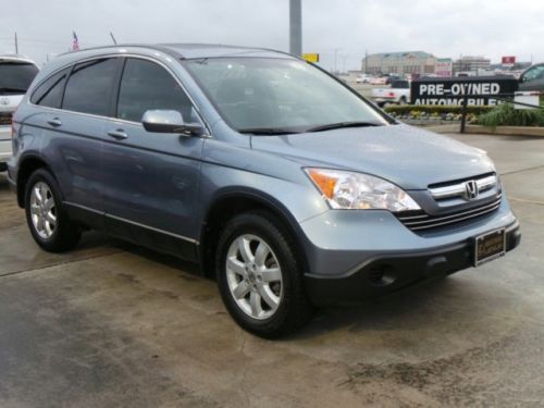 2008 honda cr-v ex-l blue gray 56k miles we finance navigation texas ship assist