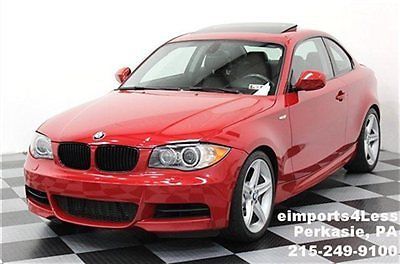 135i 300hp 09 coupe turbo bright red sport package premium moon roof leather 135