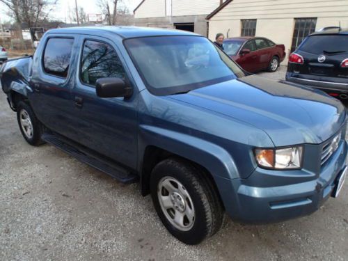 2008 honda ridgeline rt, salvage, 4x4, damaged, runs and drives