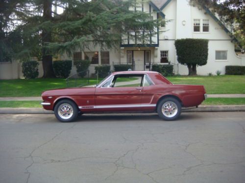 Really nice 65 mustang gt a code 289 manual transmission factory disc brakes