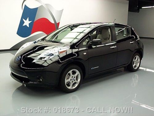 2012 nissan leaf sl zero emision electric nav rear cam texas direct auto