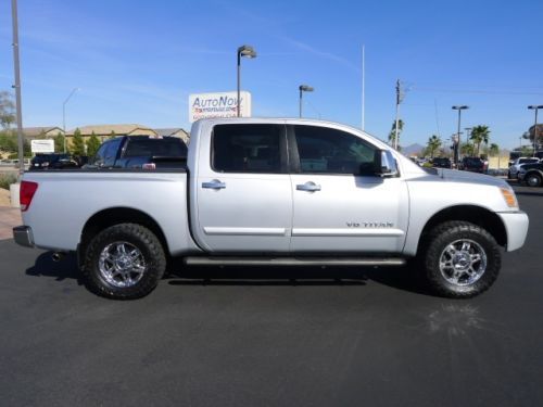 2006 NISSAN TITAN CREW CAB 4X4 5.6 LE USED CUSTOM TRUCK~KMC WHEELS~TOYO TIRES, image 4