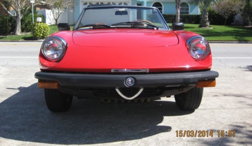 1982 alfa romeo spider veloce