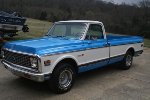 1971 chevy truck c10 true cheyenne 1 owner truck! beautiful truck.