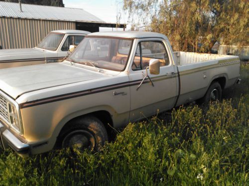 1979 dodge d150  adventurer palomino pickup long bed