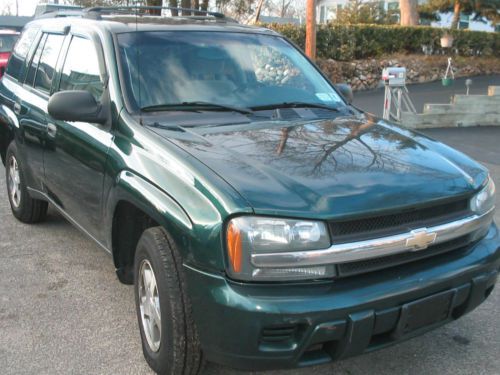 2006 chevy trailblazer ls suv green 4wd vortec 4.2 v6