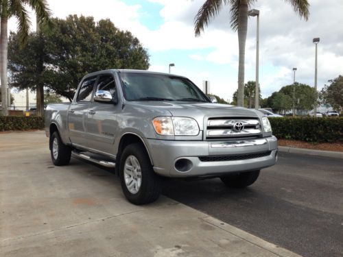 Super clean sr5 crew cab 4 dr florida truck leather no reserve tacoma ford f 150