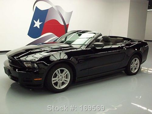 2010 ford mustang v6 convertible auto alloy wheels 49k texas direct auto