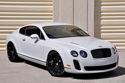 2010 bentley continental supersports! black/black! low miles! $281 msrp! loaded!