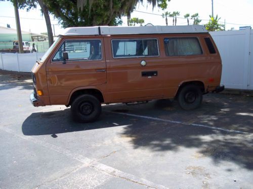 1982 volkswagen vanagon westfalia diesel  very rare