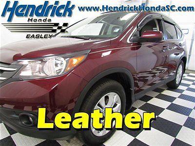 Honda cr-v ex-l low miles 4 dr suv automatic gasoline 2.4l 4 cyl engine basque r