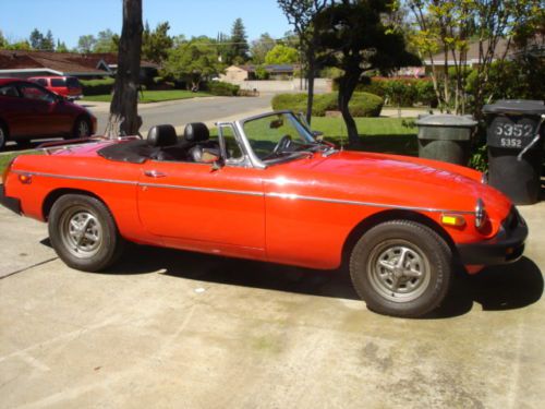 1978 mgb convertable 4-speed