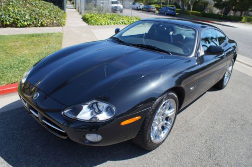 2001 xk8 coupe-original california owner car with 39k original miles - all black