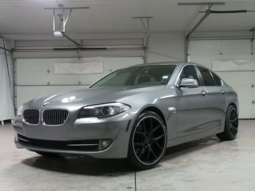 2011 535xi  x-drive twin turbo full factory warranty new 20&#034; wheels and tires