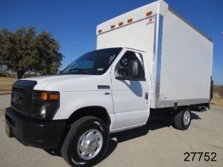 Econoline e350 12' supreme cube work van tommy gate liftgate srw - we finance!