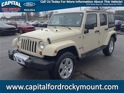 2011 jeep wrangler unlimited sahara w/ navigation