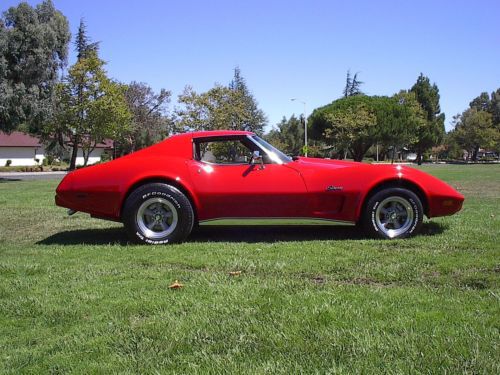Very Clean 1975 Corvette - New show car paint, new interior, 130,000 orig. miles, US $15,900.00, image 21