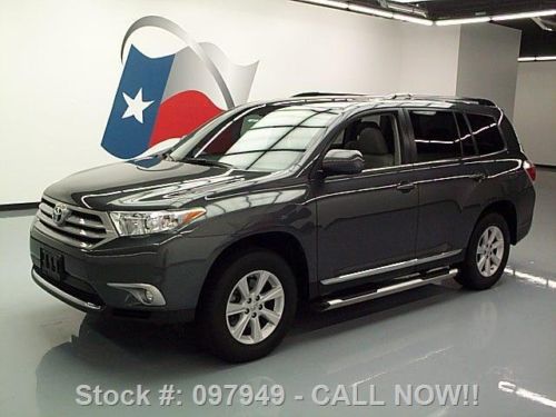 2013 toyota highlander se leather sunroof rear cam 13k texas direct auto