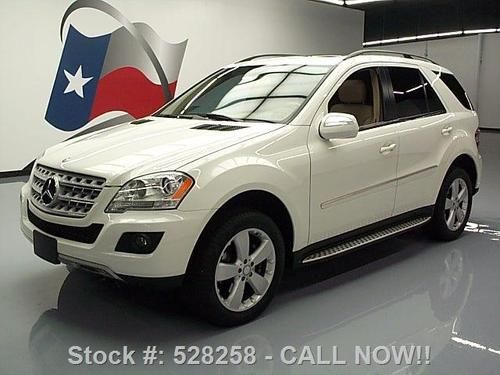 2009 mercedes-benz ml350 4matic awd sunroof nav 33k mi texas direct auto