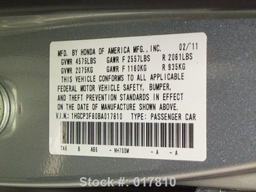 2011 HONDA ACCORD EX-L V6 SEDAN SUNROOF NAV HTD LEATHER TEXAS DIRECT AUTO, US $17,980.00, image 11