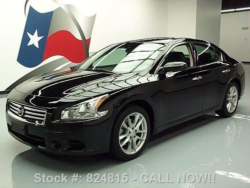 2012 nissan maxima 3.5 s auto sunroof leather 24k miles texas direct auto