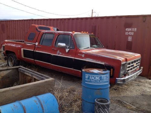 1979 chevrolet crew cab dually pick up silverado 3500