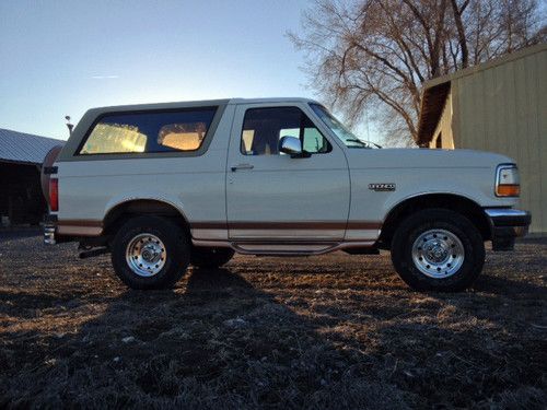 1995 ford bronco eddie bauer sport utility 2-door 5.8l