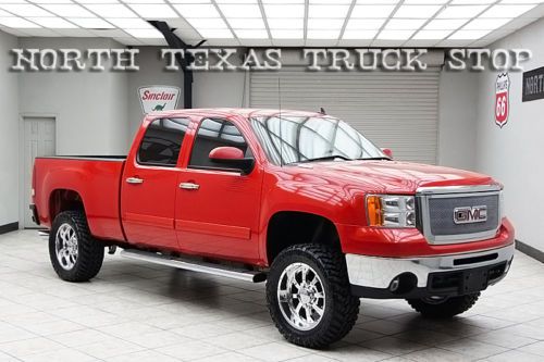 2009 sierra 2500hd diesel 4x4 sle leather 20s crew cab 1 texas owner