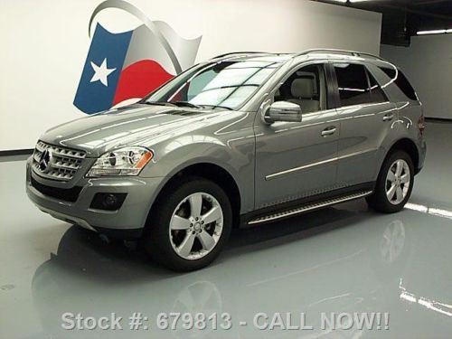 2011 mercedes-benz ml350 sunroof nav rear cam 19&#039;s 43k texas direct auto