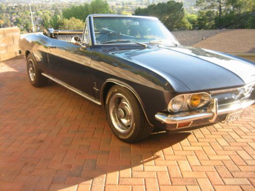 1966 corvair convertible (rare factory a/c)