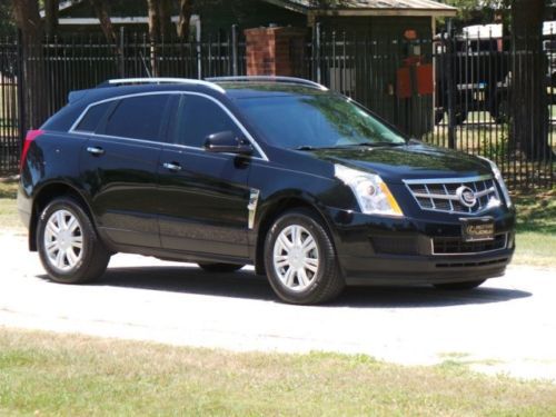 2012 cadillac srx luxury black blk leather sunroof navigation 55k miles